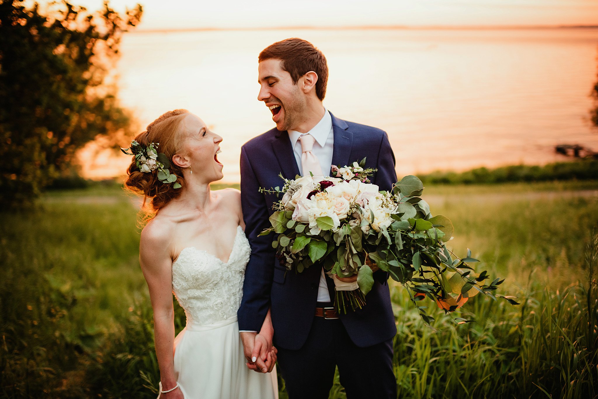 Summer Wedding at Mirror Lake State Park in Baraboo WI
