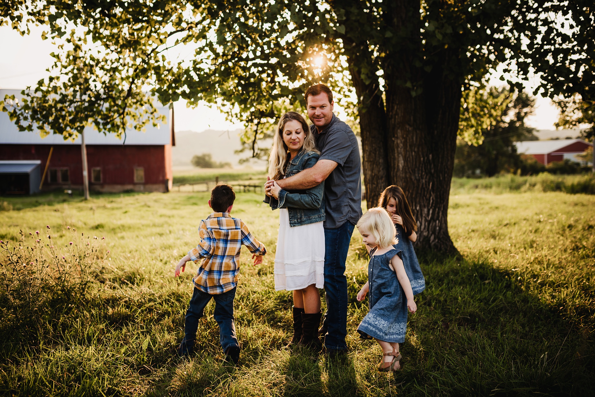 Family Farm Session in Soldiers Grove Wisconsin