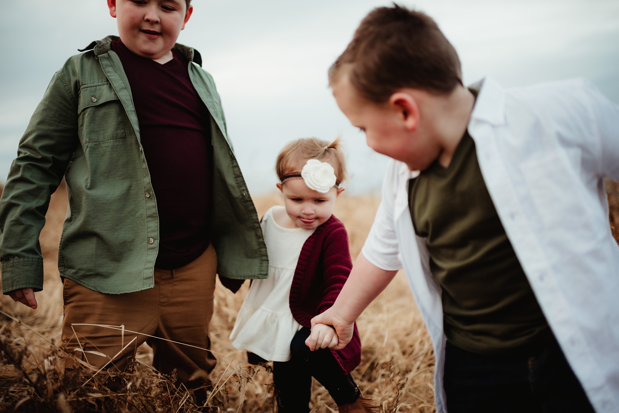 Family of Five Session on the Farm