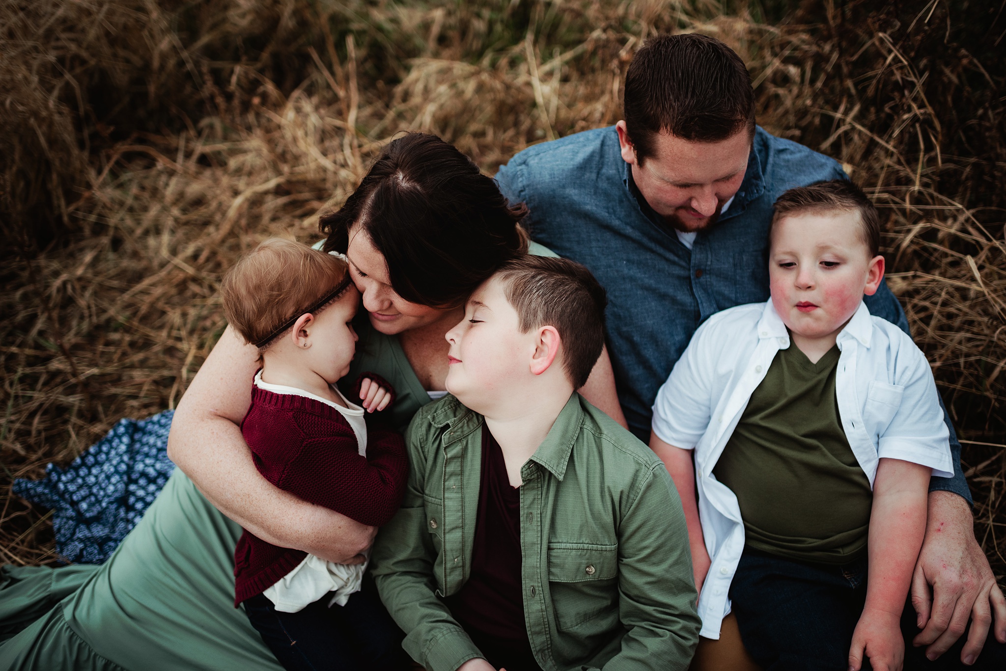 Family of Five Session on the Farm
