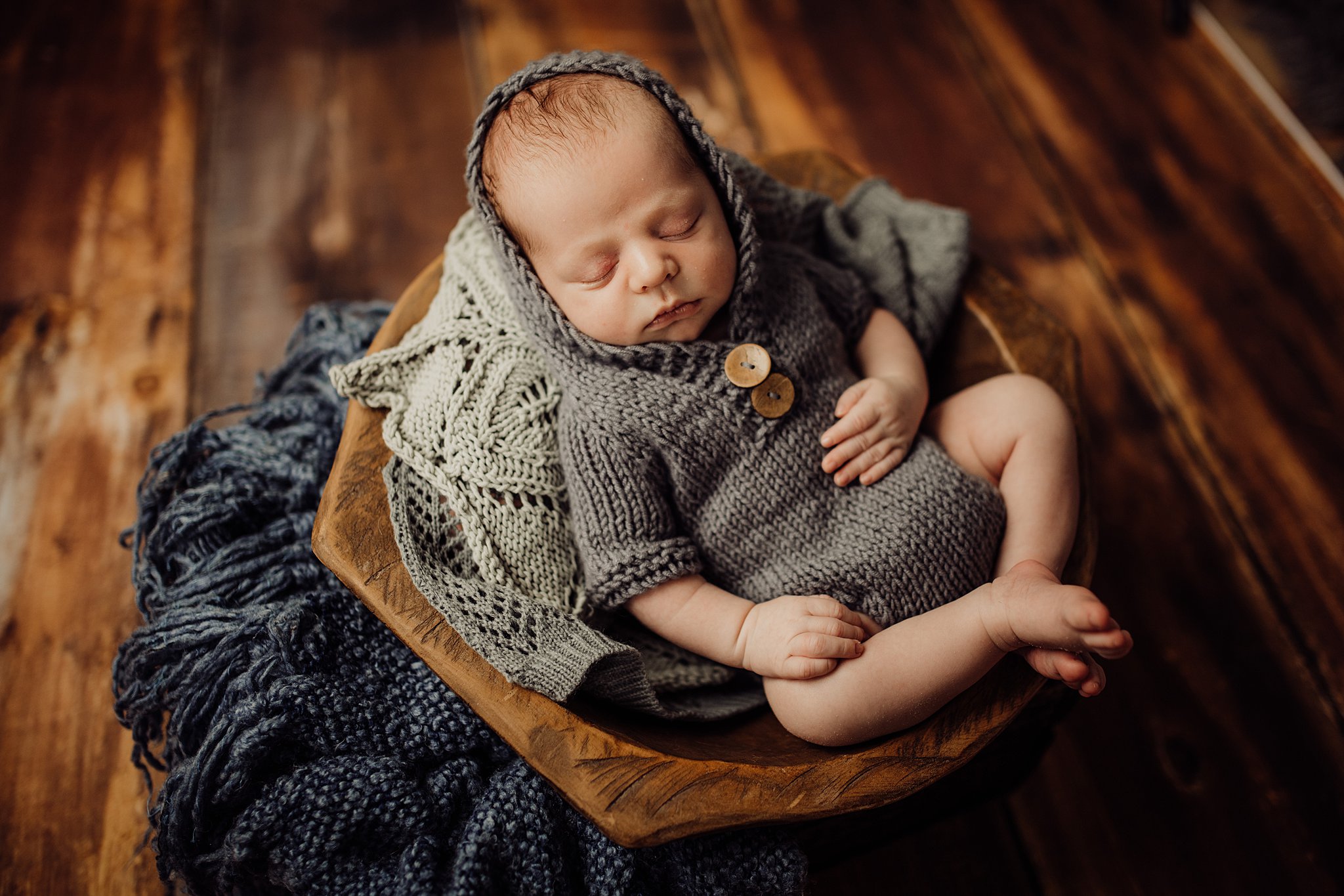 Baby Boy Outdoor Newborn Photos