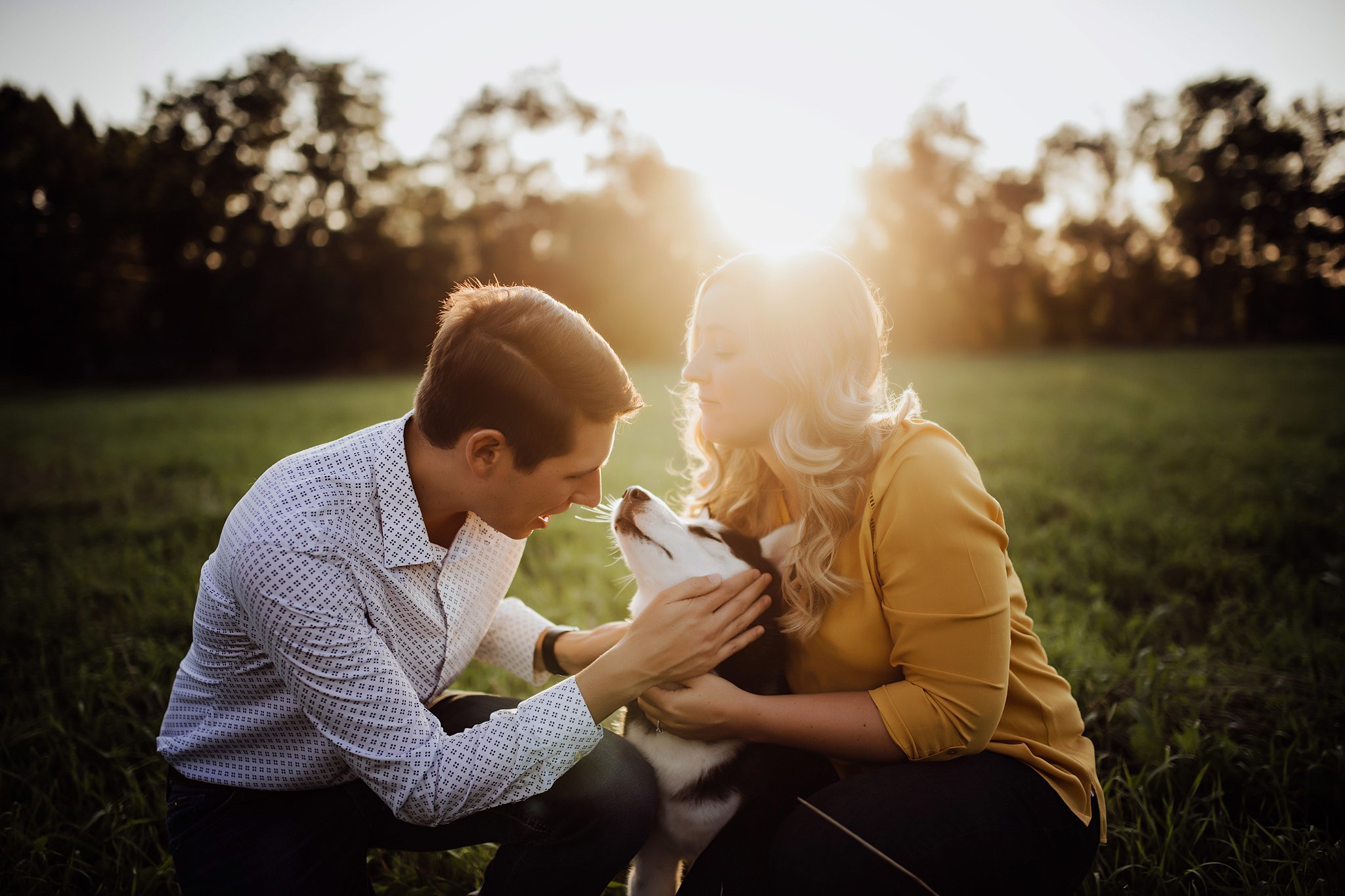 This Husky Took An Engagement Session To The Next Level