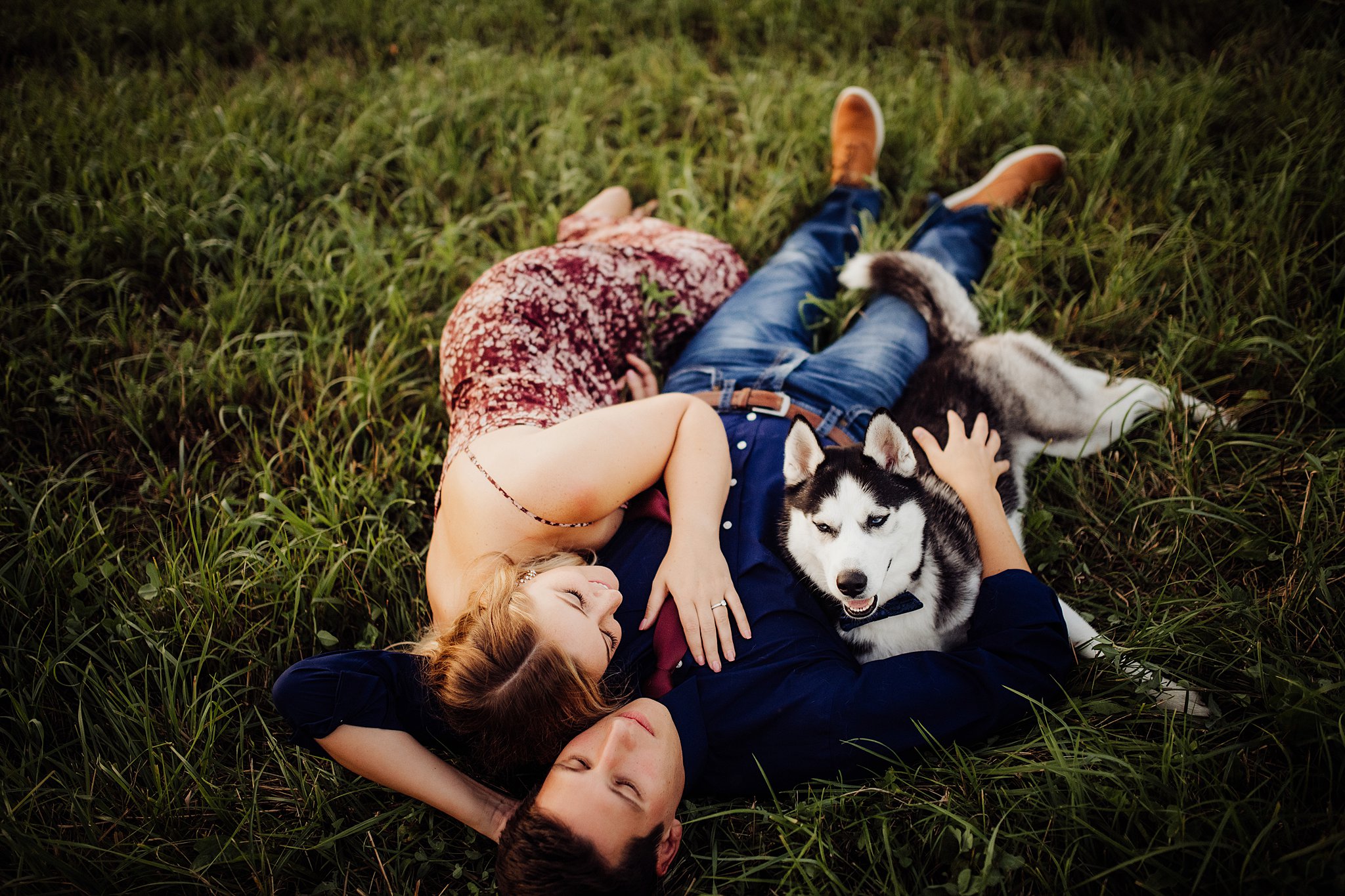 This Husky Took An Engagement Session To The Next Level