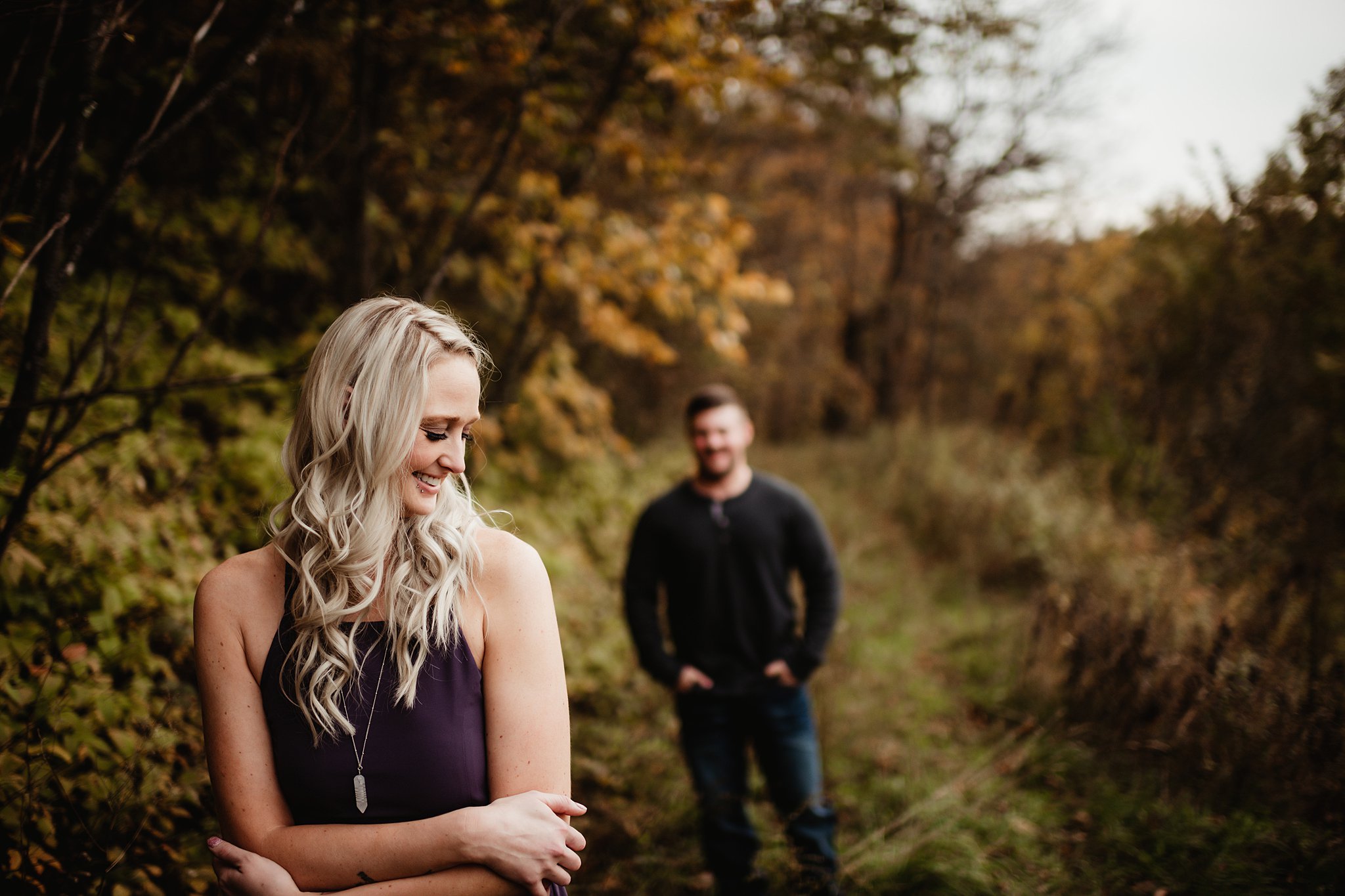 Beautiful Engagement Session at Jersey Valley in WI